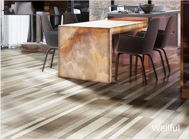 SPC / WPC vloer Decoratieve vinyl film met houten ontwerp breedte 1000mm